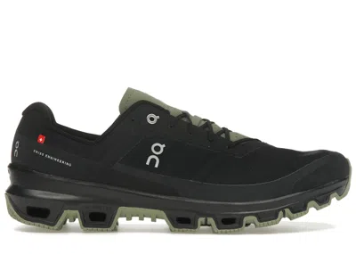 Pre-owned On Men's  Running Cloudventure Sneakers In Black/reseda