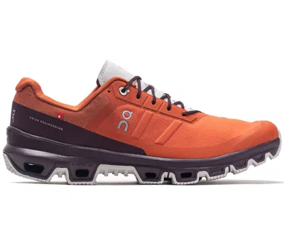 Pre-owned On Men's  Running Cloudventure Sneakers In Flare/mulberry