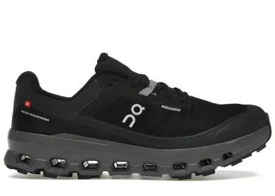 Pre-owned On Men's  Running Cloudvista 2 Waterproof Sneakers In Black/eclipse