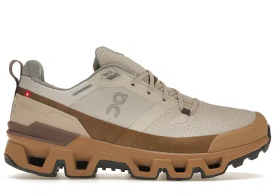 Pre-owned On Men's  Running Cloundwander Waterproof Sneakers In Pearl/root