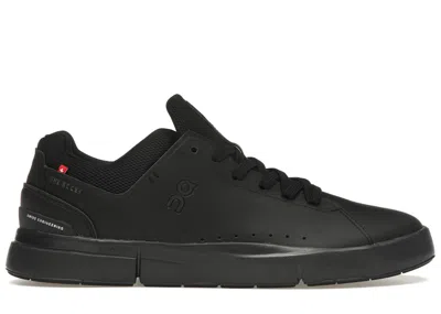 Pre-owned On Men's  The Roger Advantage Sneakers In All Black