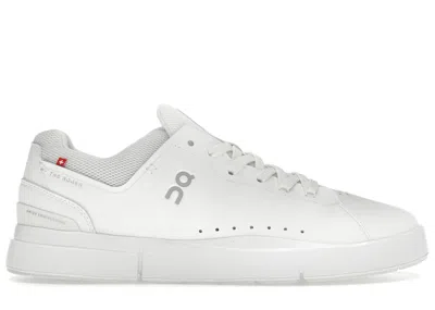 Pre-owned On Men's  The Roger Advantage Sneakers In All White