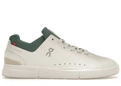 Pre-owned On Men's  The Roger Advantage Sneakers In White/green