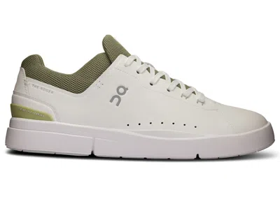 Pre-owned On Men's  The Roger Advantage Sneakers In White/olive