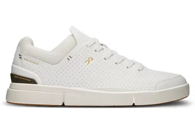 Pre-owned On Men's  The Roger Centre Court Sneakers In White/olive In Multi