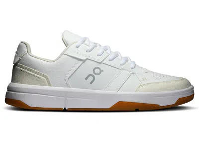 Pre-owned On Men's  The Roger Clubhouse Gum Sneakers In White/ivory