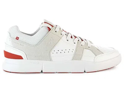 Pre-owned On Men's  The Roger Clubhouse Sneakers In White/red/grey In Multi