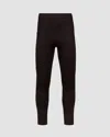 On Logo-detail Performance Leggings In Brown