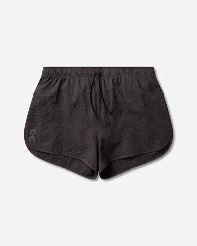 On Men S Performance Volt Shorts Espresso In Brown