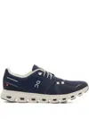 On Breathable Textile And Rubber Sneakers In Blue