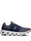 On Breathable Textile Sneakers With Durable Rubber Sole In Blue