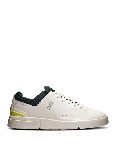 ON MEN'S THE RODGER ADVANTAGE LOW TOP SNEAKERS IN IVORY
