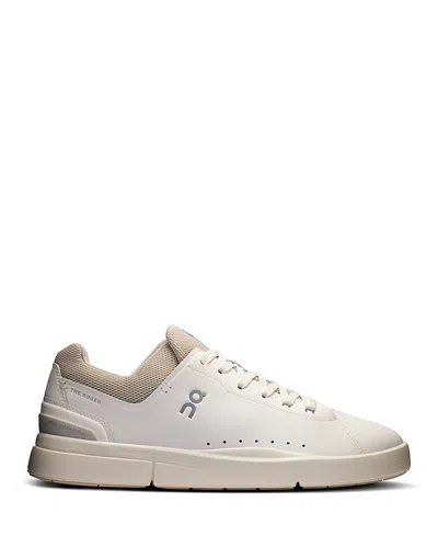 On Men's The Roger Advantage Low Top Sneakers In White Sand