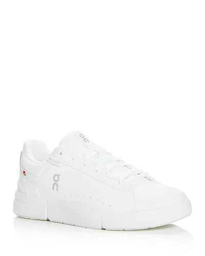 ON MEN'S THE ROGER ADVANTAGE SNEAKERS IN PURE WHITE