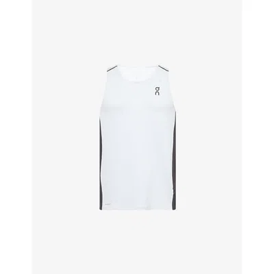 On Mens  Performance Sleeveless Stretch-mesh Tank Top
