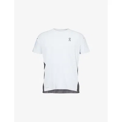 On Mens  Performance-t Logo-print Stretch-mesh T-shirt