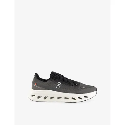 ON MENS BLACK ASPHALT CLOUDTILT WOVEN TRAINERS EUR 43 / 9 UK