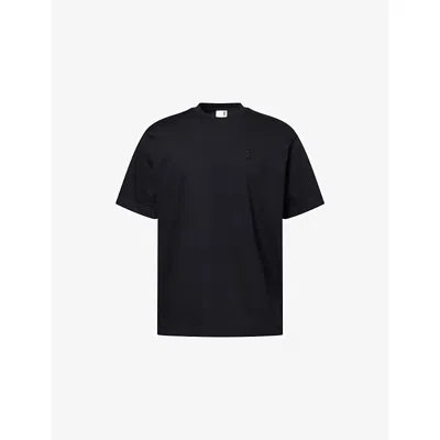 On Mens Black Club Collective Cott T-shirt In Multi
