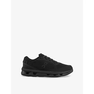 On Mens Black Eclipse Cloudze Woven Low-top Trainers