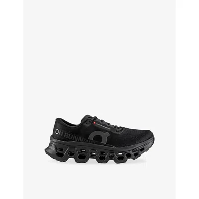 On Cloudmster 2 Rubber-trimmed Mesh Running Sneakers In Black
