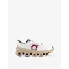 On Mens Ivory Sand Cloudmster Void Mesh Trainers In White