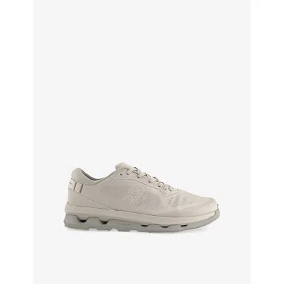 On Mens Pearl Truffle Cloudze Woven Low-top Trainers