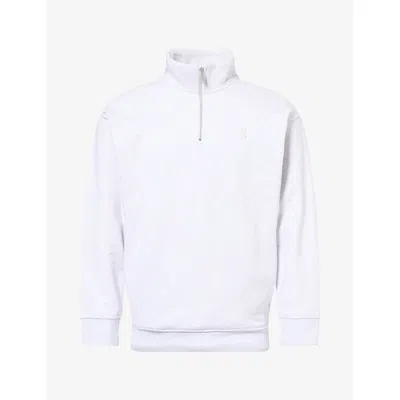 On Mens Club Collective 1/4 Zip Cott-blend Sweatshirt Crater Xl