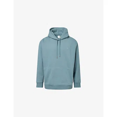 On Mens Club Collective Cott-blend Hoody In Blue