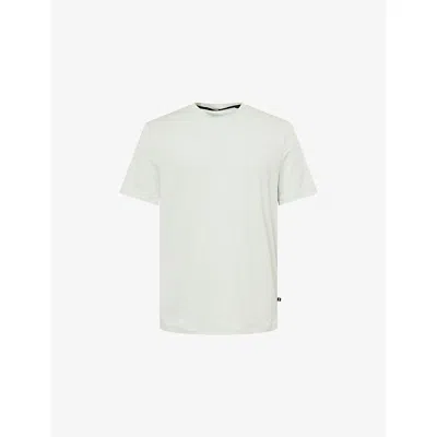 On Mens Mineral Focus Crewneck Cott-blend T-shirt In White