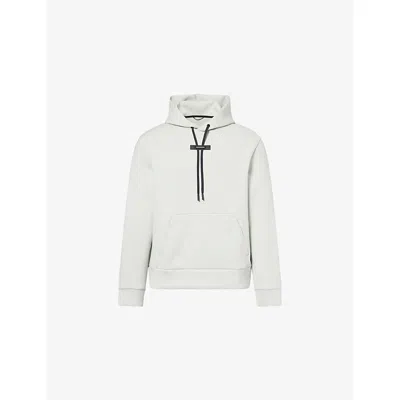 On Mens Mineral Focus Tech Cott-blend Hoodie Xl In Gray