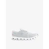 On Low Top Sneakers With Mesh Upper And Rubber Outsole In White