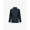 On Mens Malibu Pace Hooded Woven Jacket In Blue