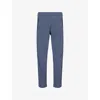 On Mens Logo-print Mesh-panelled Stretch-woven Trousers Navy In Blue