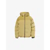 On Mens Nutmeg All-day Reflective-logo Puffer Jacket In Yellow