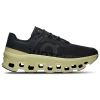 On Black Cloudmster Sneakers In Black/lime