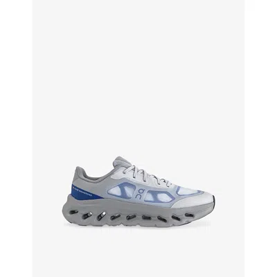 On Mens Glacier Alloy Cloudtilt Remix Mesh Trainers Eur 41 / 7 Uk In Gray