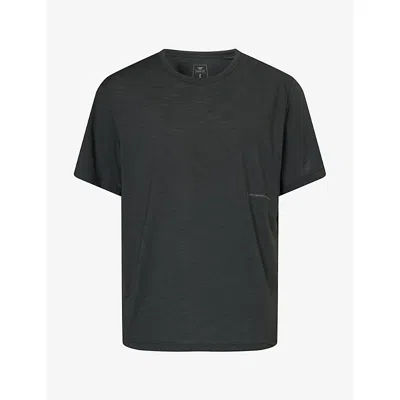 On Mens  × Paf  Running-t Stretch-woven T-shirt Black