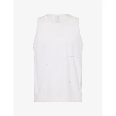 On Mens  × Paf Zero Singlet Stretch-woven Top In Lavender