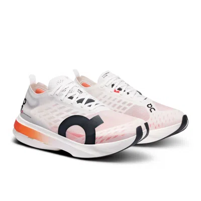 Pre-owned On Mens  Running Brand White/flame Cloud Cloudboom Strike Oc Shoes 2024