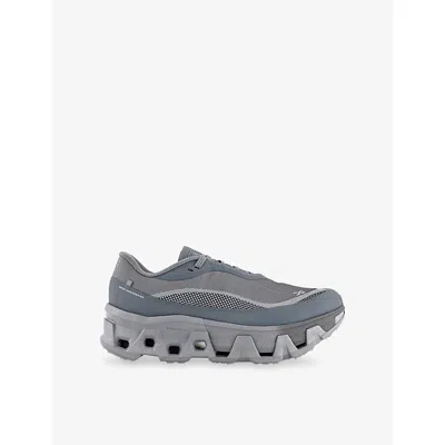 On Mens Cloudmster Hyper Mesh Trainers Phantom Apollo Eur 45 / 11 Uk In Gray