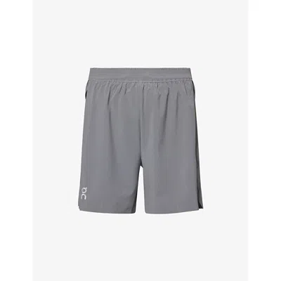 On Mens  Train Drawstring Stretch-woven Shorts
