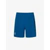 On Mens Train Logo-print Stretch-woven Shorts Tempest In Blue