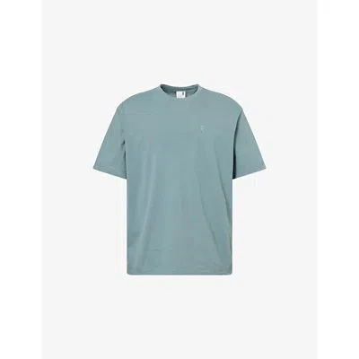 On Mens Tide Club Collective-t Crewneck Cott-jersey T-shirt In Blue