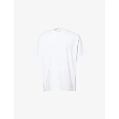 On Mens White Club Collective Cott T-shirt