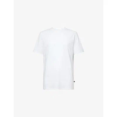 On Mens White Focus T Short-sleeve Cott-jersey T-shirt