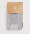 On Merino Wool-blend Ultra Socks In Gray