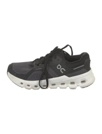 Pre-owned On Mesh Accents Athletic Sneakers In Black