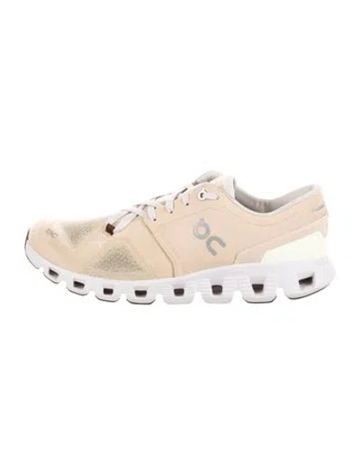 Pre-owned On Mesh Accents Sneakers In Pink