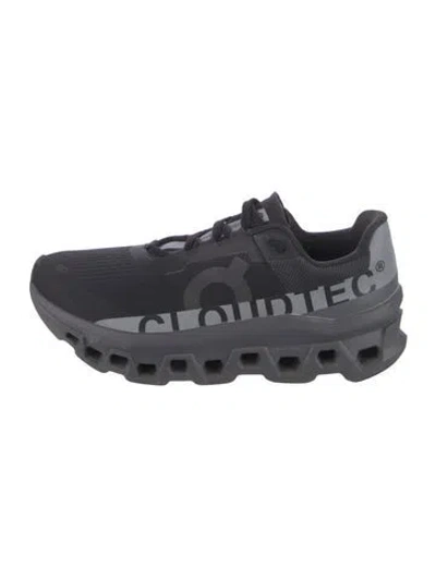 Pre-owned On Mesh Athletic Sneakers In Black