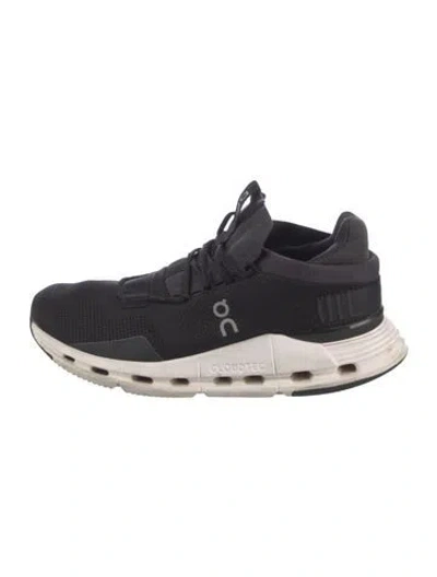 Pre-owned On Mesh Athletic Sneakers In Black